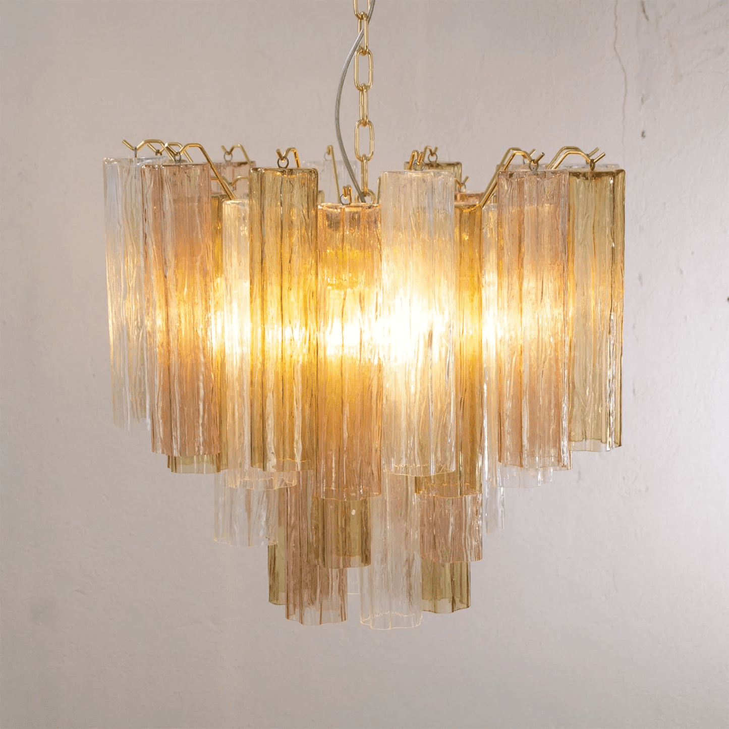 Murano Floral Tube Chandelier - Loonglight