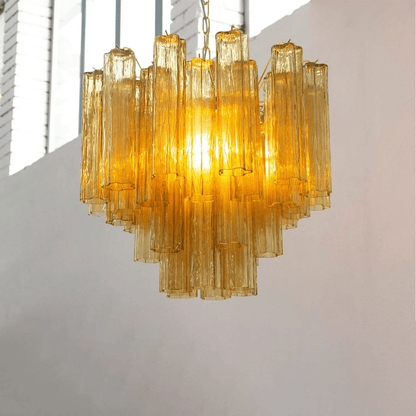 Murano Floral Tube Chandelier - Loonglight