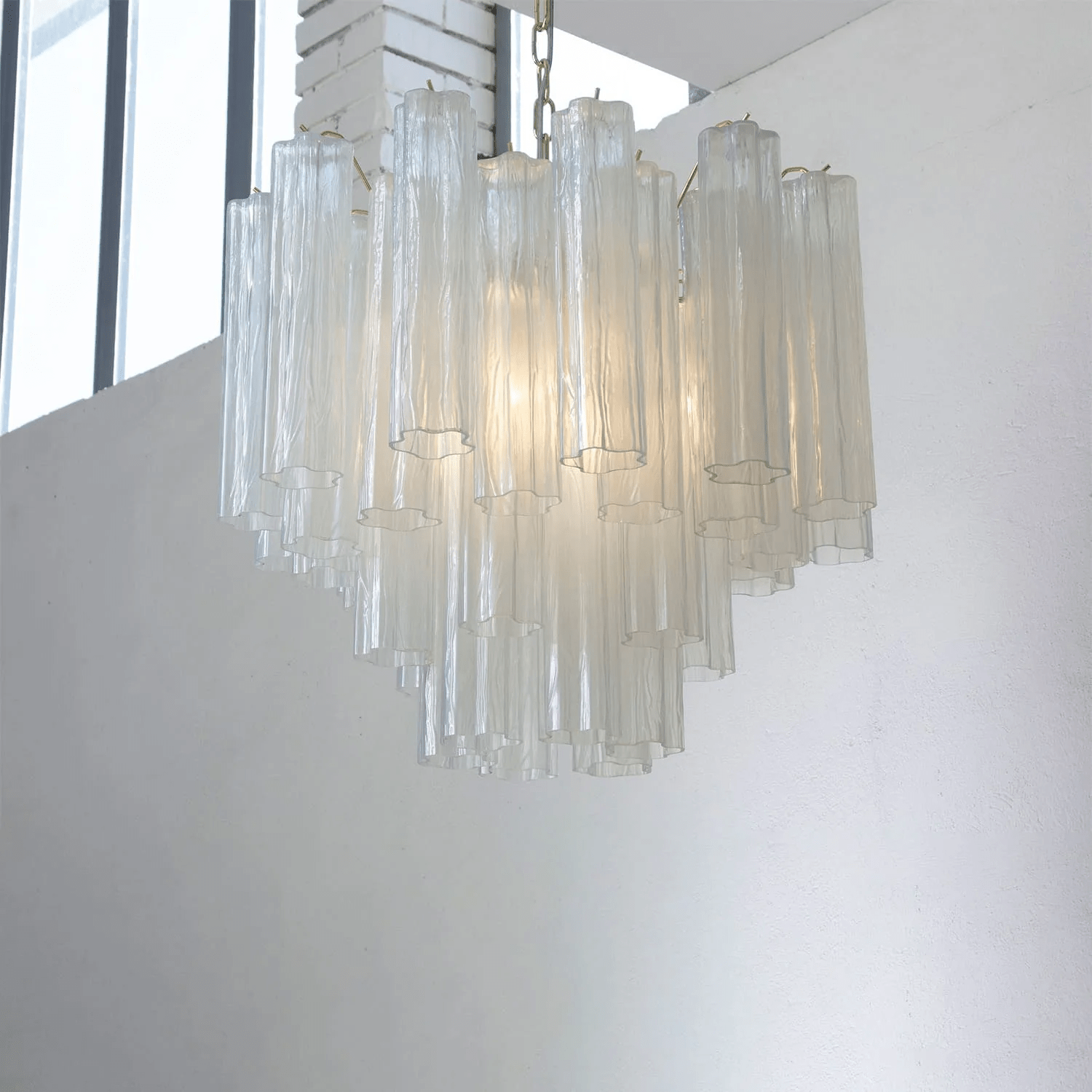 Murano Floral Tube Chandelier - Loonglight