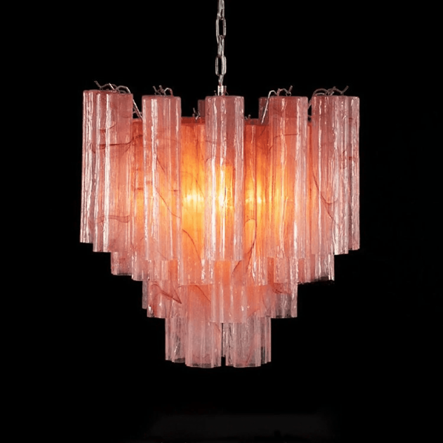 Murano Floral Tube Chandelier - Loonglight