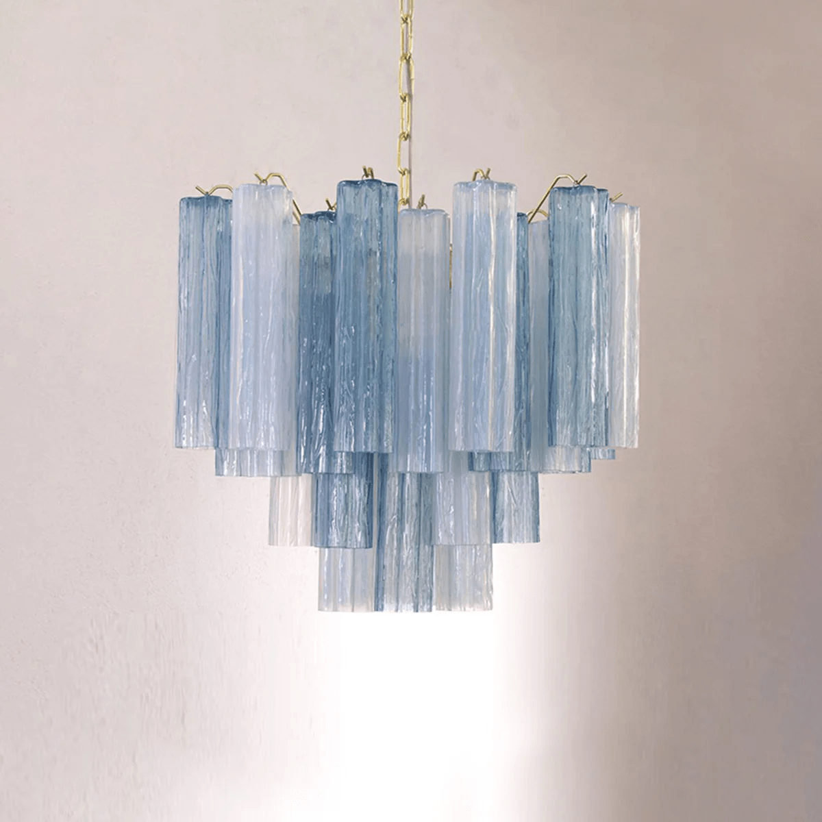 Murano Floral Tube Chandelier - Loonglight