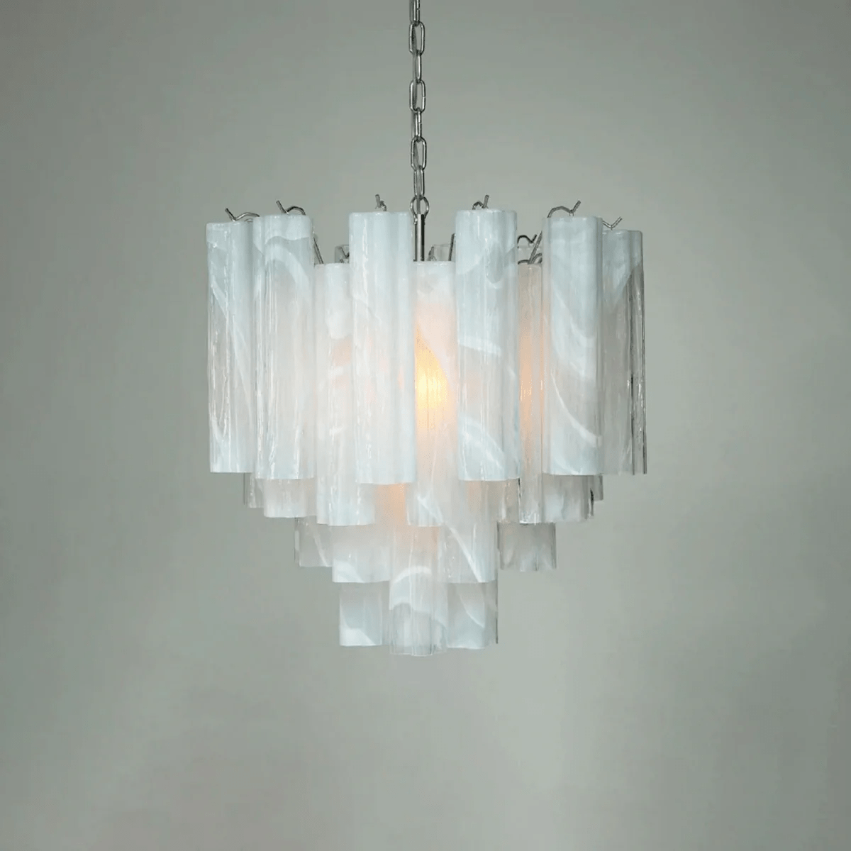 Murano Floral Tube Chandelier - Loonglight
