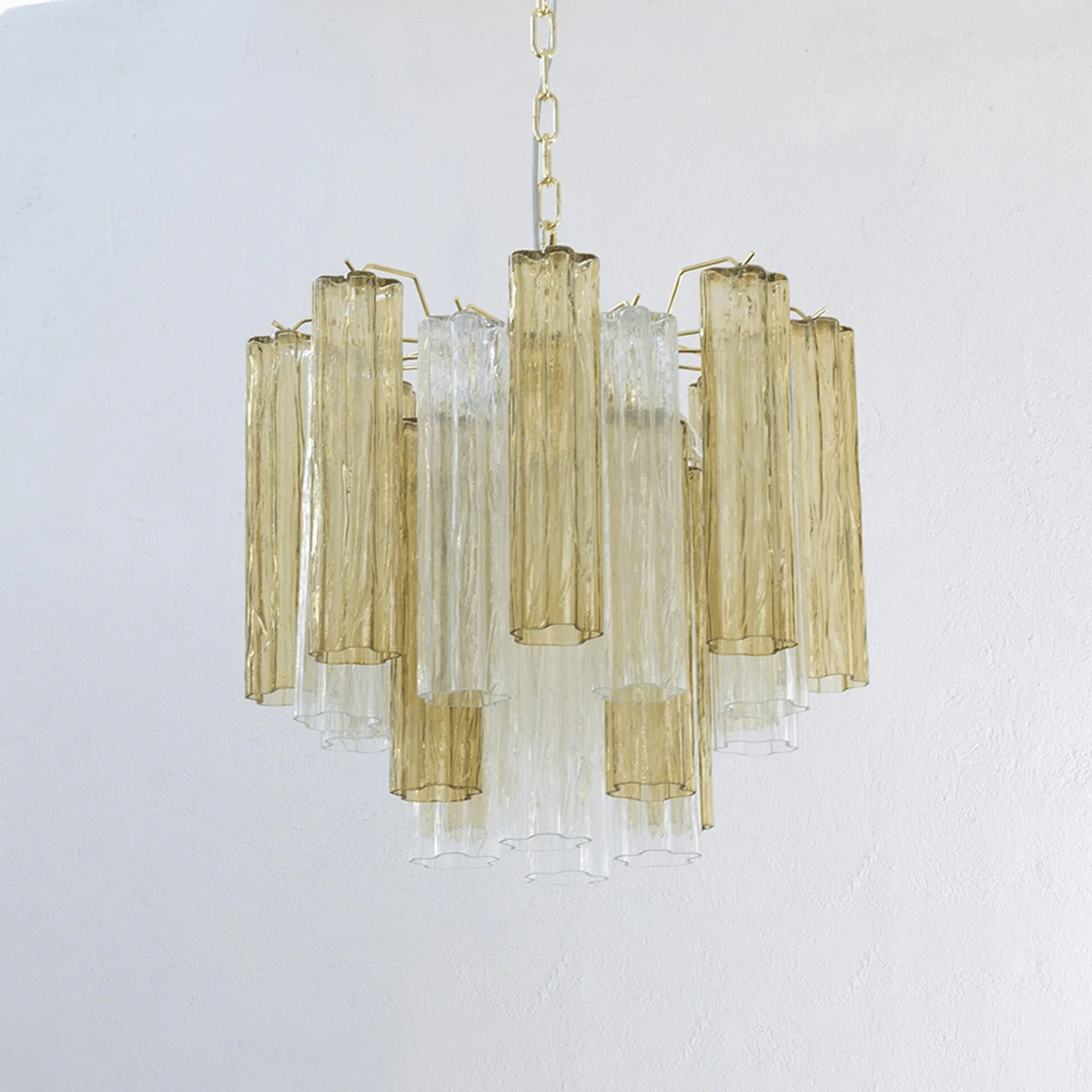 Murano Floral Tube Chandelier - Loonglight