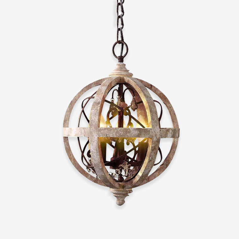 Vintage Globe Pendant Lamp - Loonglight
