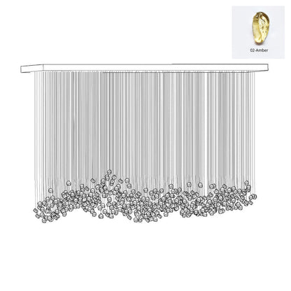 Luxurious Crystal Stone Chandelier - Loonglight