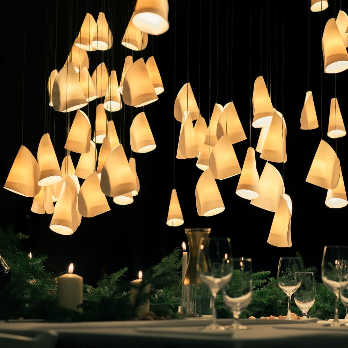 Sonora Ceramics Chandelier - Loonglight