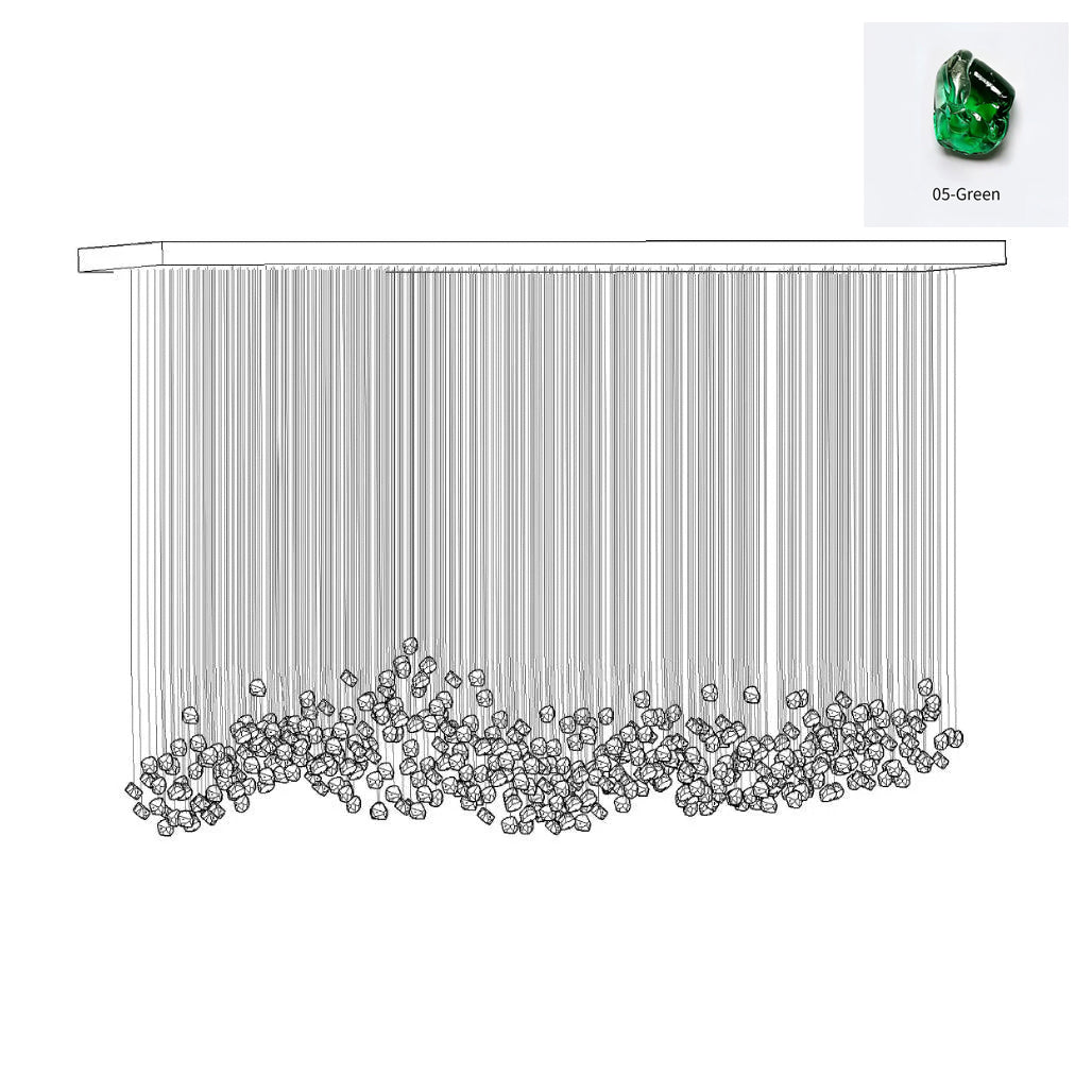 Luxurious Crystal Stone Chandelier - Loonglight