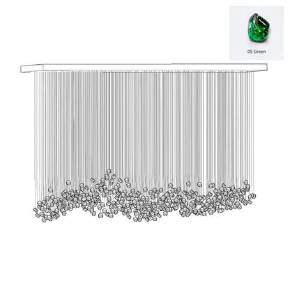 Luxurious Crystal Stone Chandelier - Loonglight