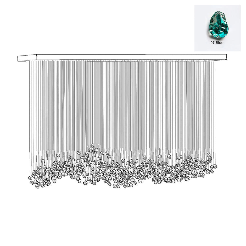 Luxurious Crystal Stone Chandelier - Loonglight