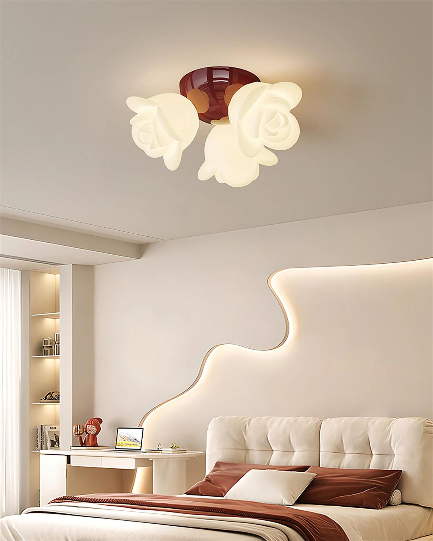Aesa Rose Ceiling Light - Loonglight