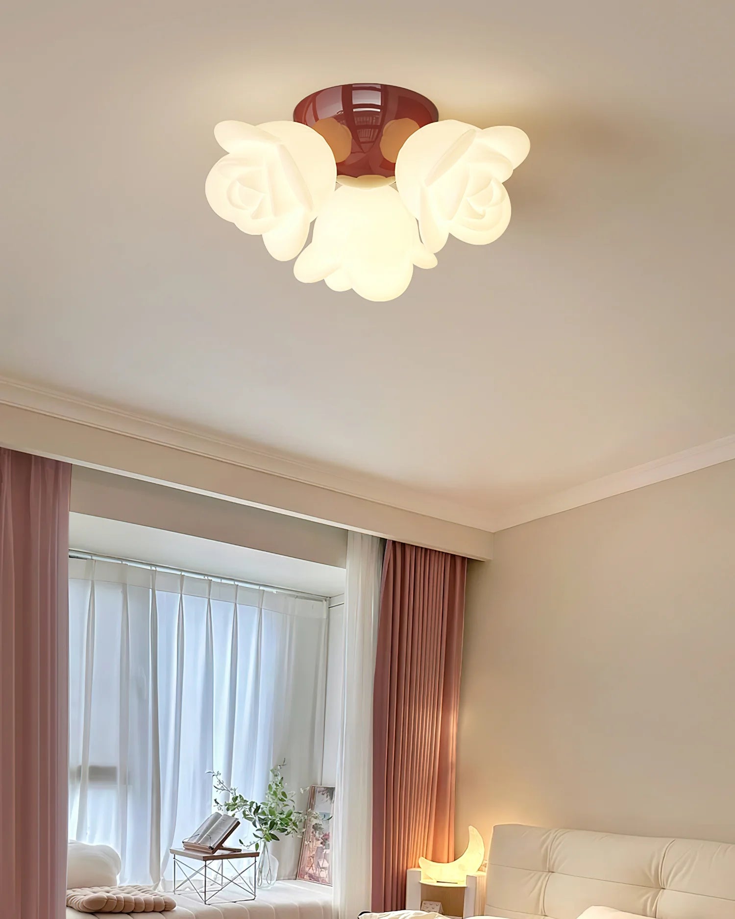 Aesa Rose Ceiling Light - Loonglight