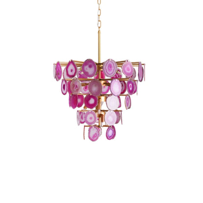 Agate Chandelier 5F dekoorlight Purple