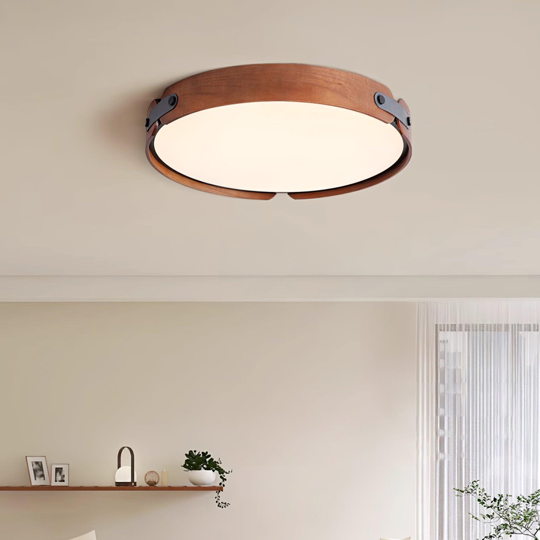 Aiwen Wood Ceiling Light - Loonglight