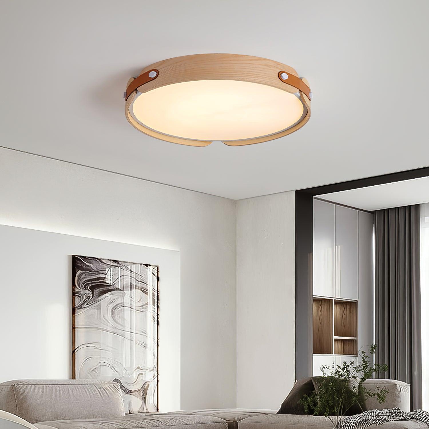 Aiwen Wood Ceiling Light - Loonglight