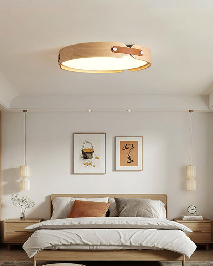 Aiwen Wood Ceiling Light - Loonglight