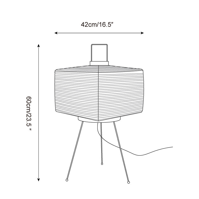 Akari 7A Table Lamp - Loonglight