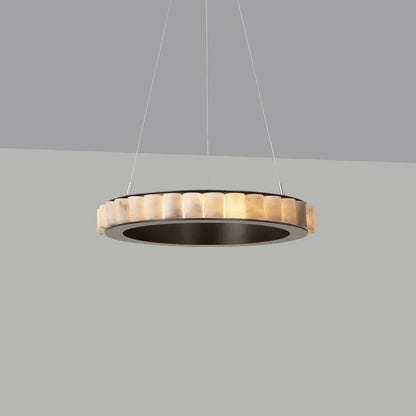 Alabaster Avalon Halo Chandelier - Loonglight
