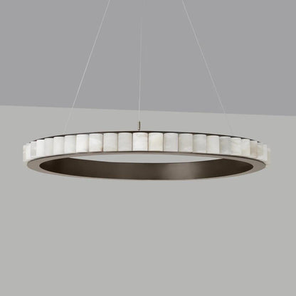 Alabaster Avalon Halo Chandelier - Loonglight