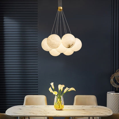 Alabaster Balls Chandelier - Loonglight