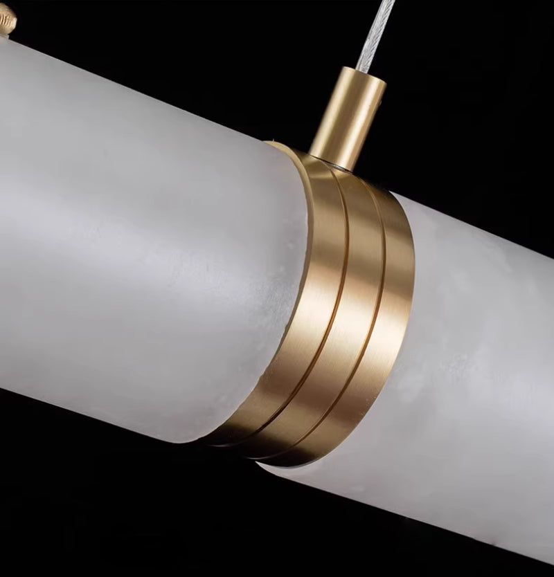 Alabaster Beam Pendant Light - Loonglight