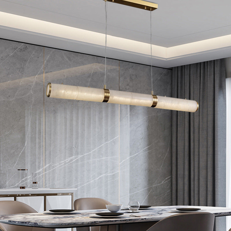 Alabaster Beam Pendant Light - Loonglight