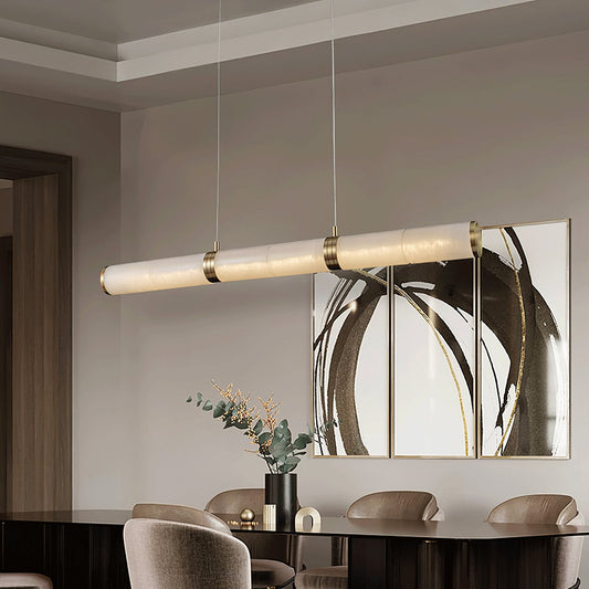 Alabaster Beam Pendant Light - Loonglight