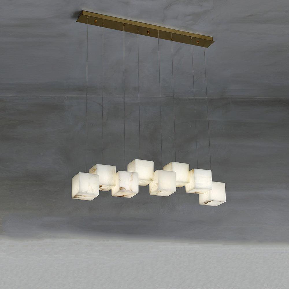 Alabaster Box Pendant Light - Loonglight