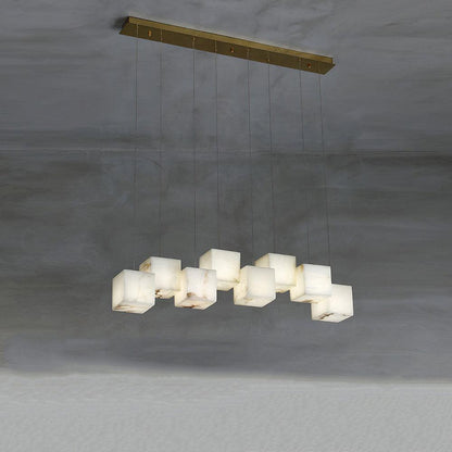 Alabaster Box Pendant Light - Loonglight
