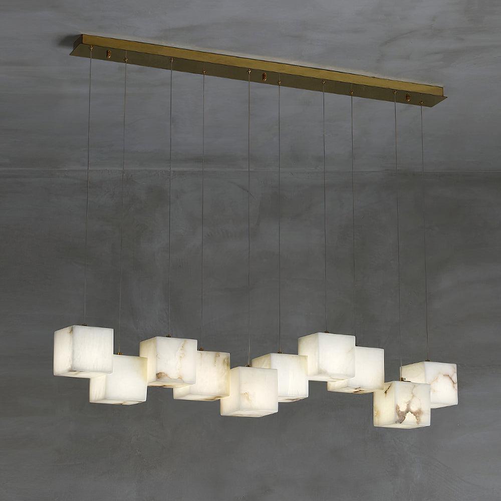 Alabaster Box Pendant Light - Loonglight
