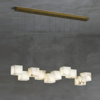 Alabaster Box Pendant Light - Loonglight