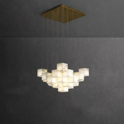 Alabaster Box Pendant Light - Loonglight