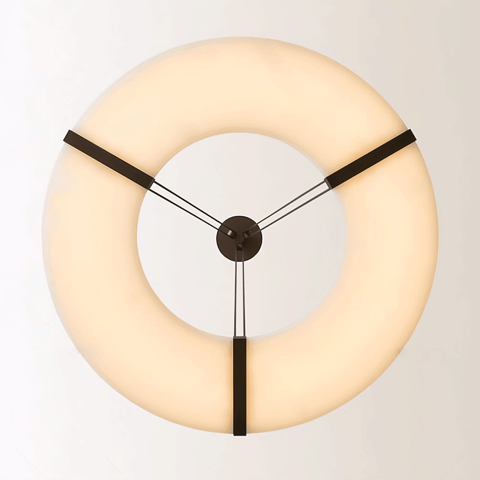 Alabaster Halo Pendant Light - Loonglight