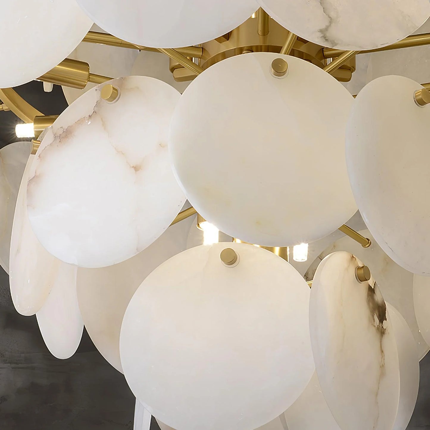 Alabaster Shell Chandelier - Loonglight
