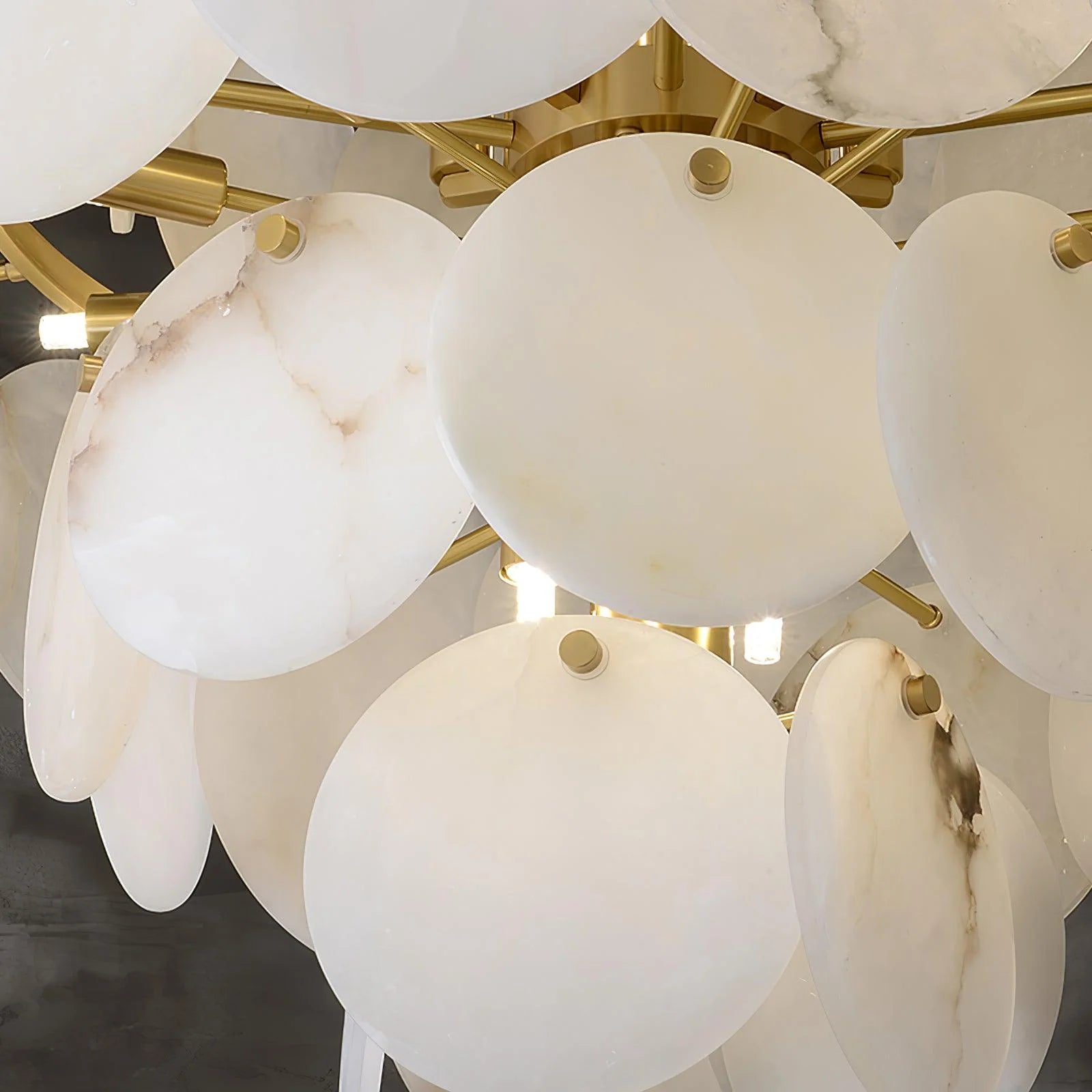 Alabaster Shell Chandelier - Loonglight