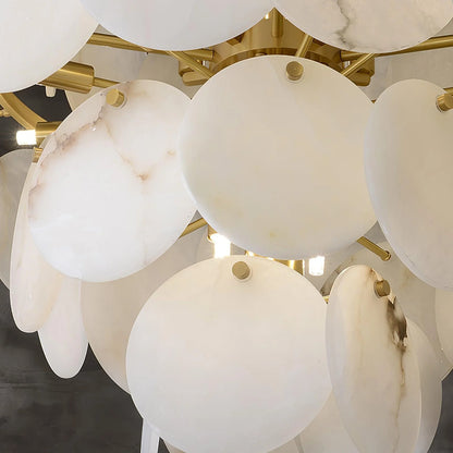 Alabaster Shell Chandelier - Loonglight