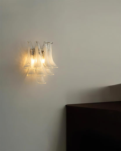 Alrinis Sculptural Glass Wall Lamp