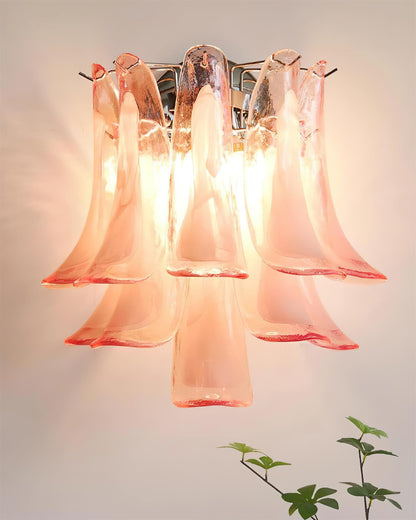 Alrinis Sculptural Glass Wall Lamp