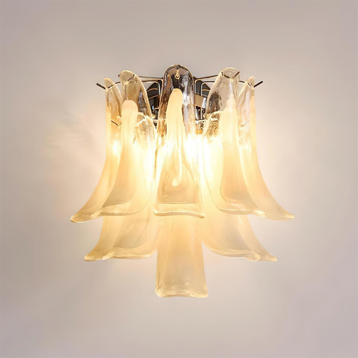 Alrinis Sculptural Glass Wall Lamp