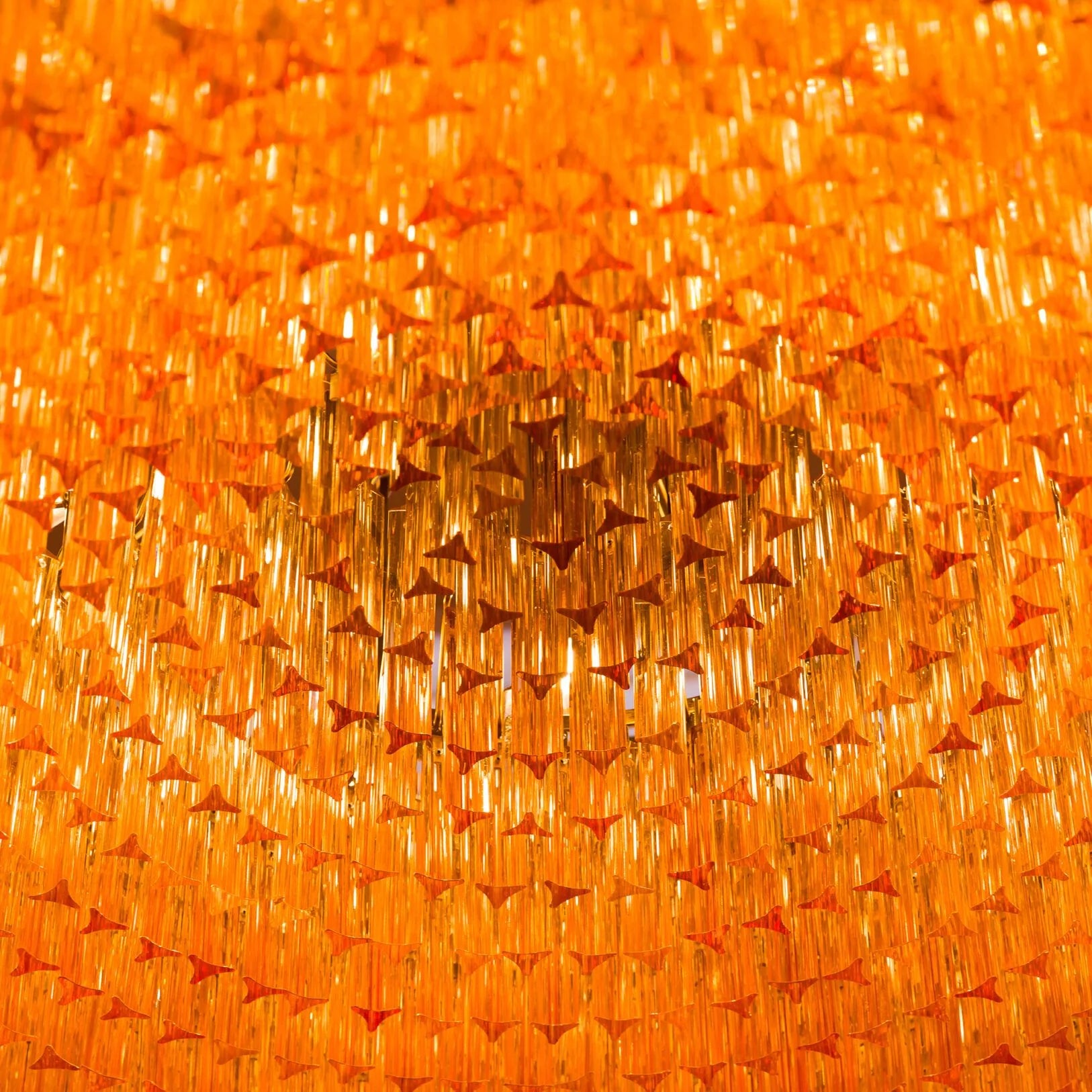 Amber Drum Murano Glass Chandelier - Loonglight