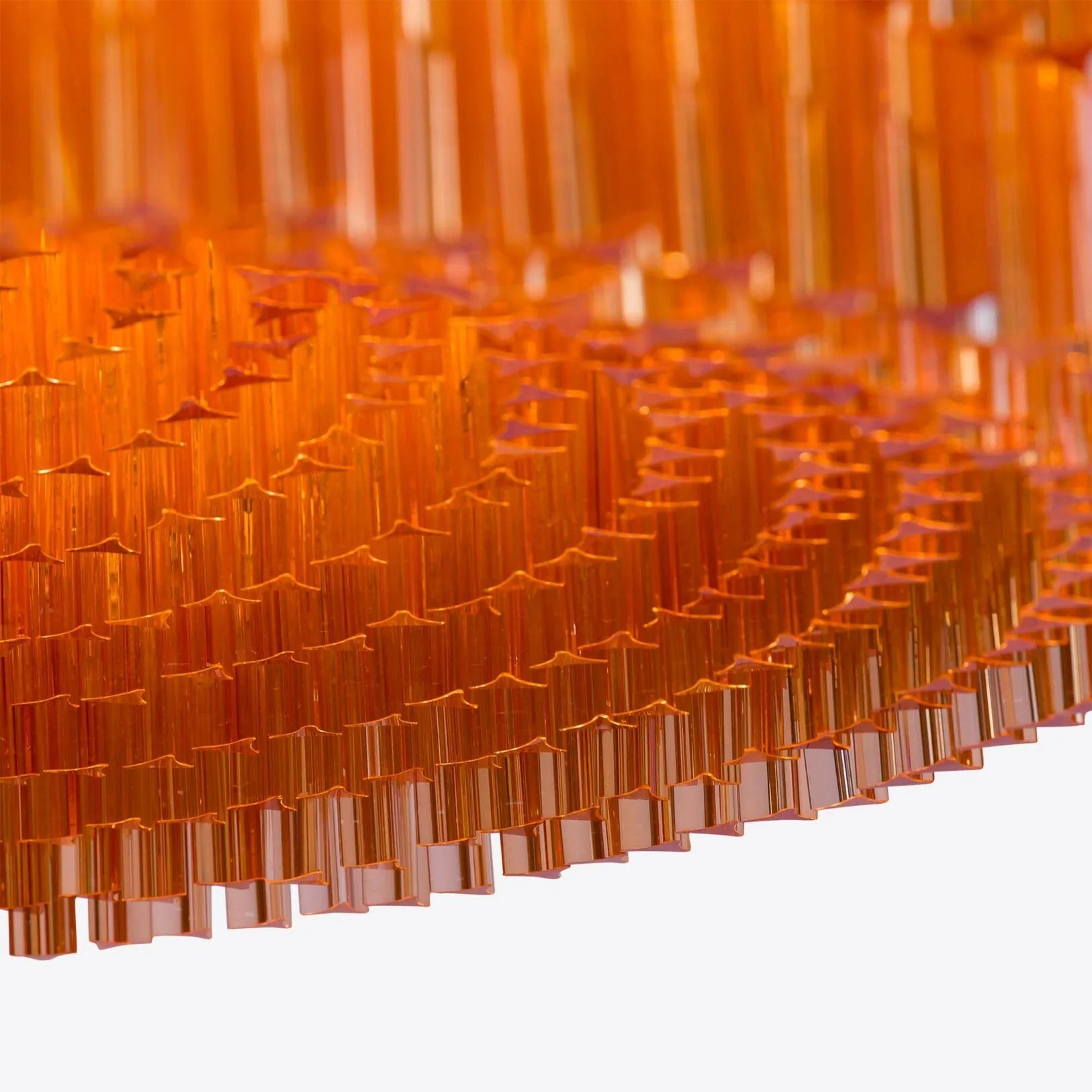 Amber Drum Murano Glass Chandelier - Loonglight