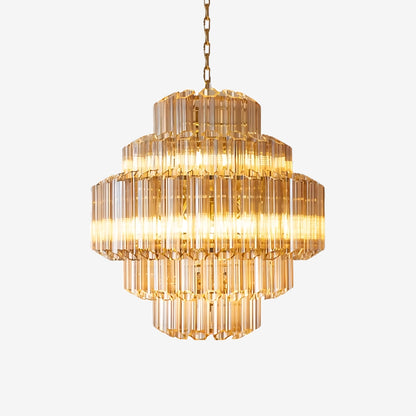 Amber Hive Murano Glass Chandelier - Loonglight