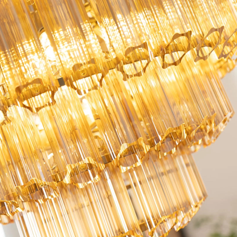 Amber Hive Murano Glass Chandelier - Loonglight