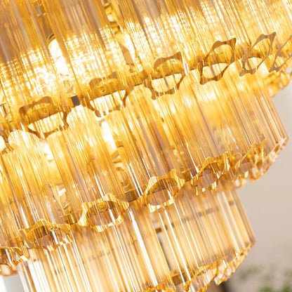 Amber Hive Murano Glass Chandelier - Loonglight