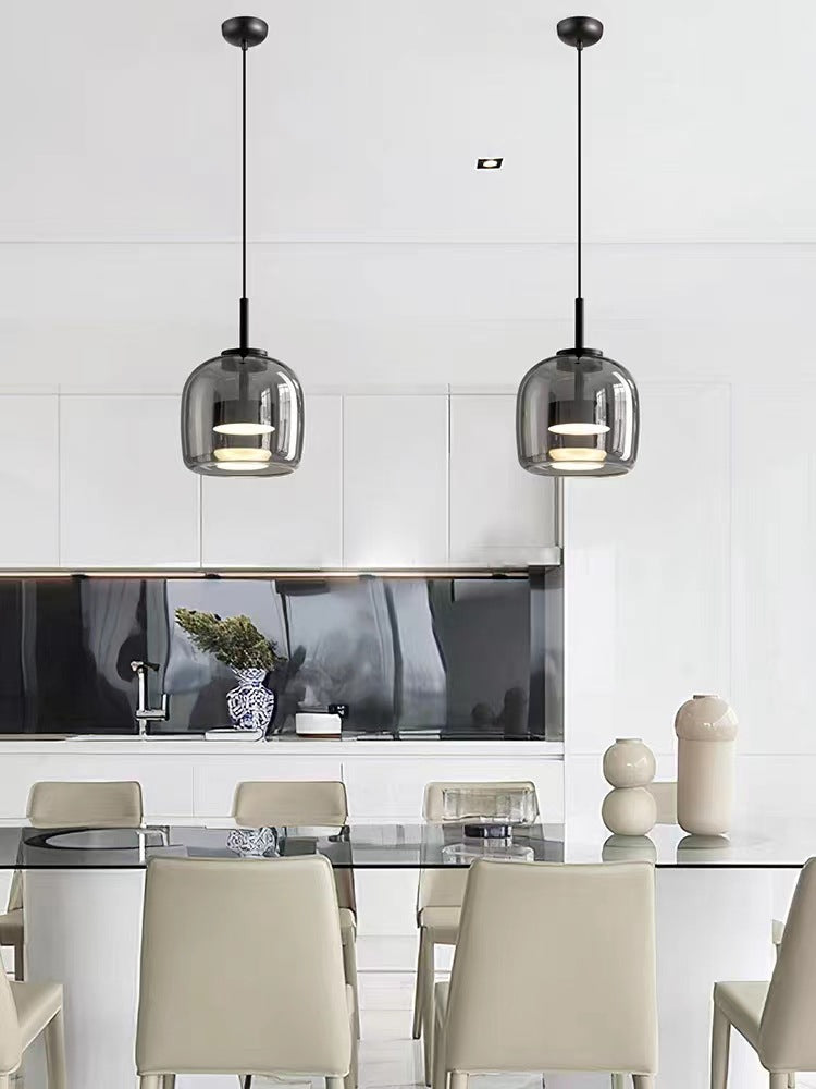 Amos Smoke Gray Chandelier