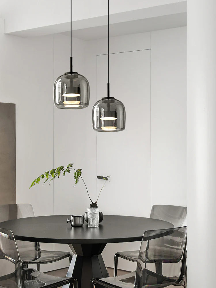 Amos Smoke Gray Chandelier