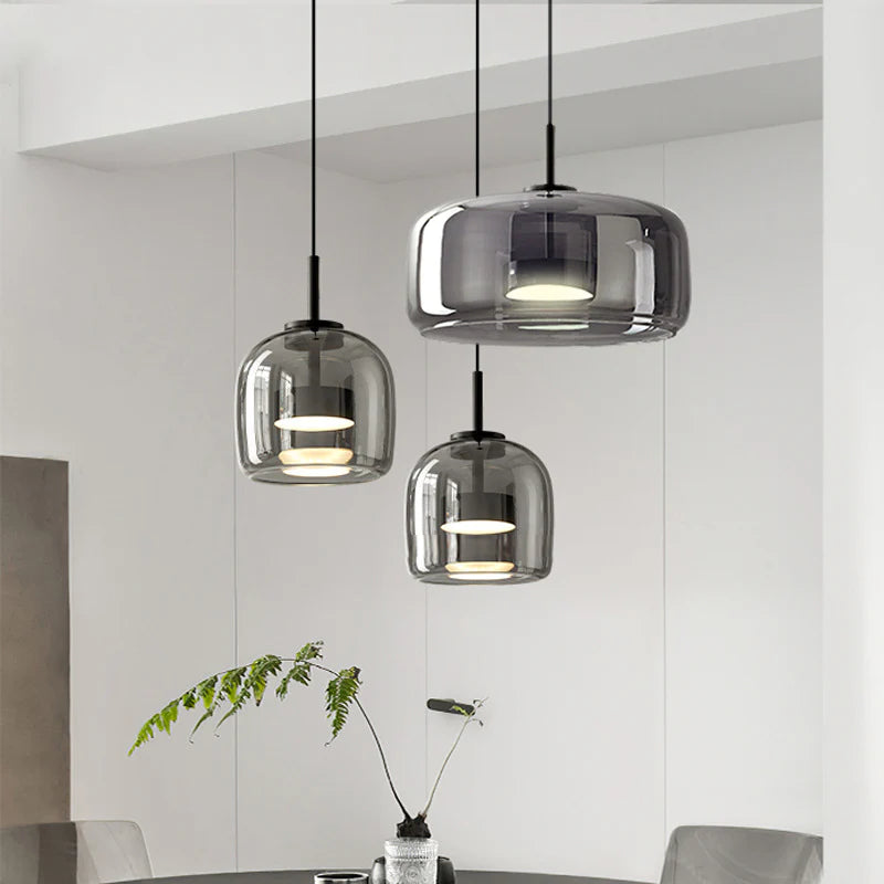 Amos Smoke Gray Chandelier