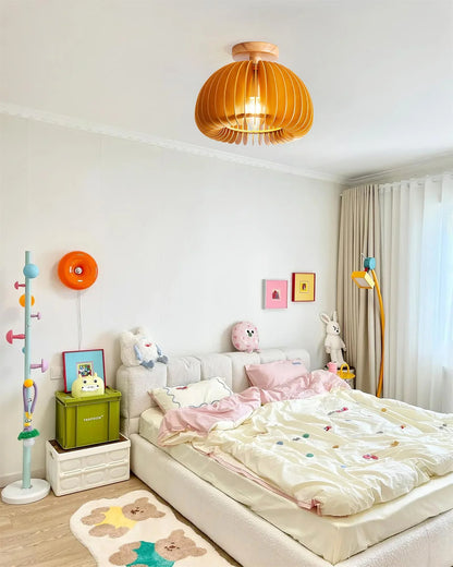 Aneko Pumpkin Ceiling Light - Loonglight