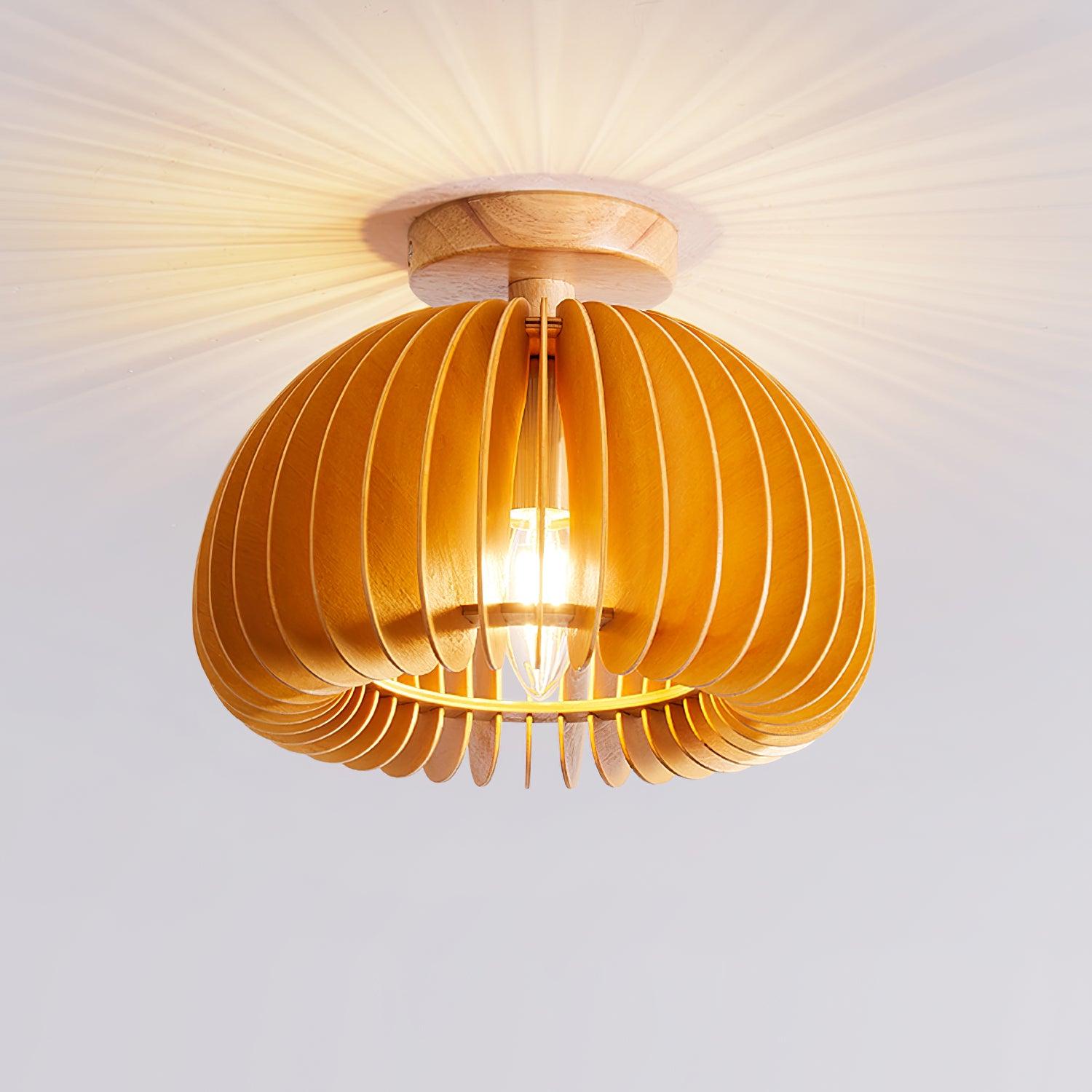Aneko Pumpkin Ceiling Light - Loonglight