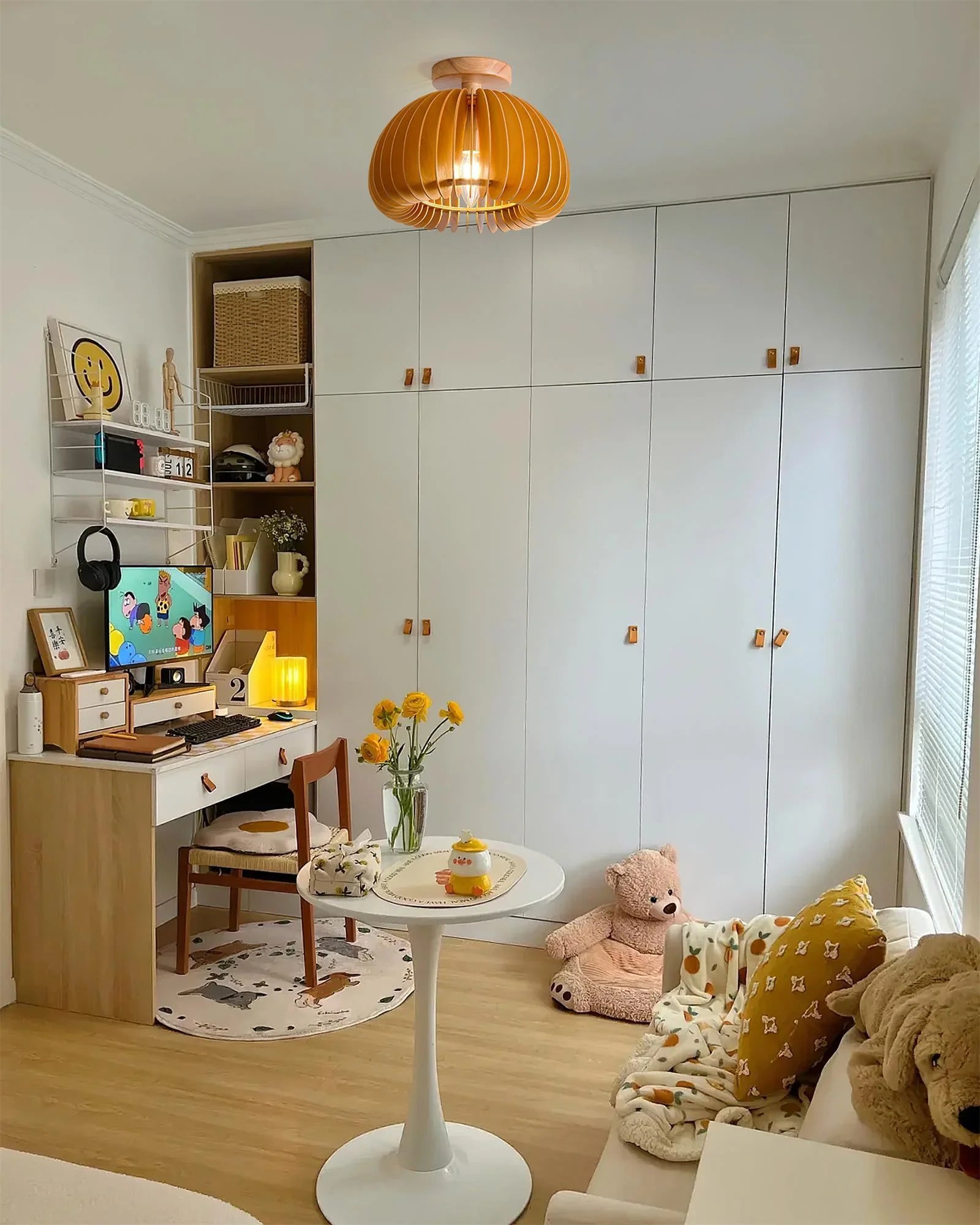 Aneko Pumpkin Ceiling Light - Loonglight