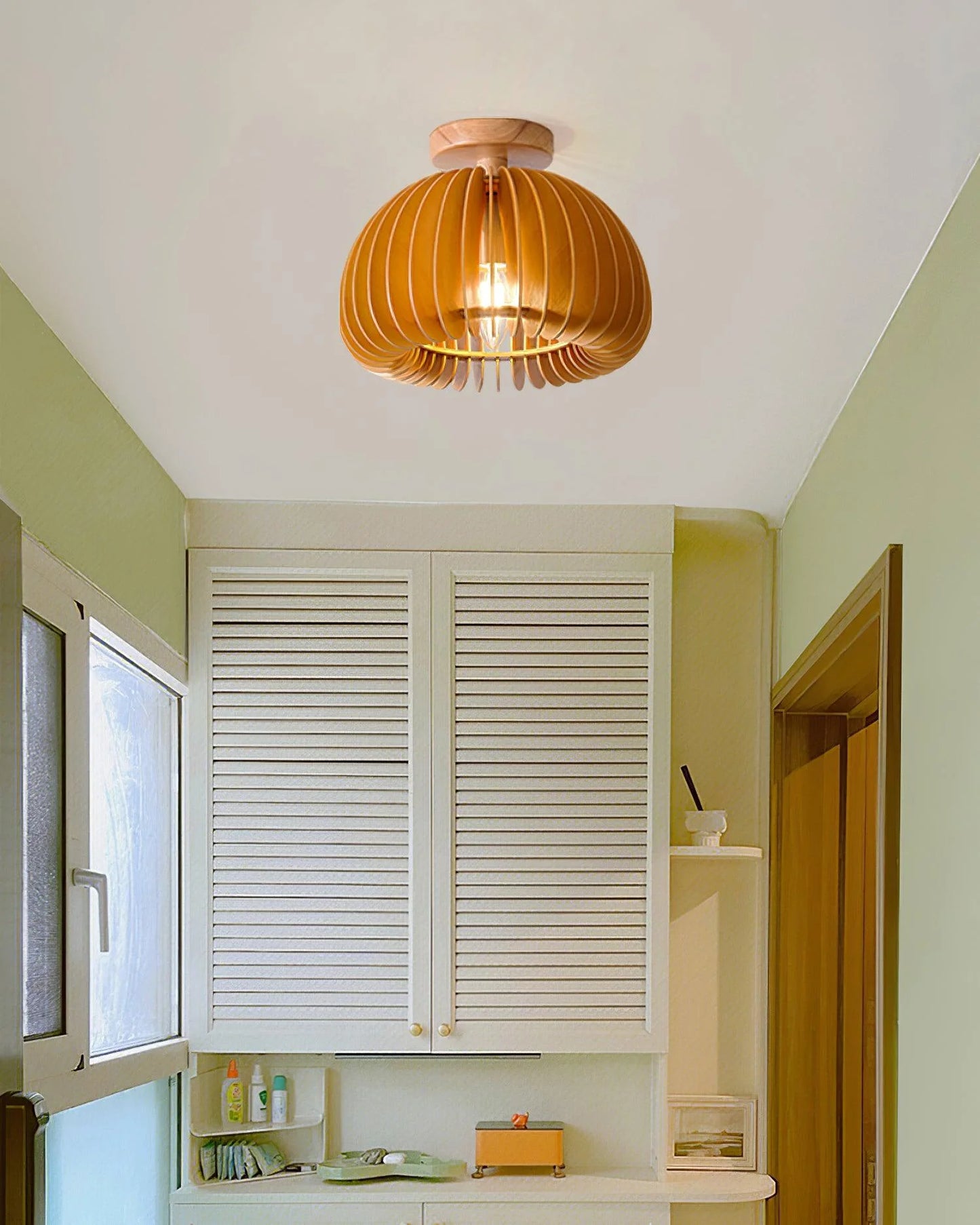 Aneko Pumpkin Ceiling Light - Loonglight